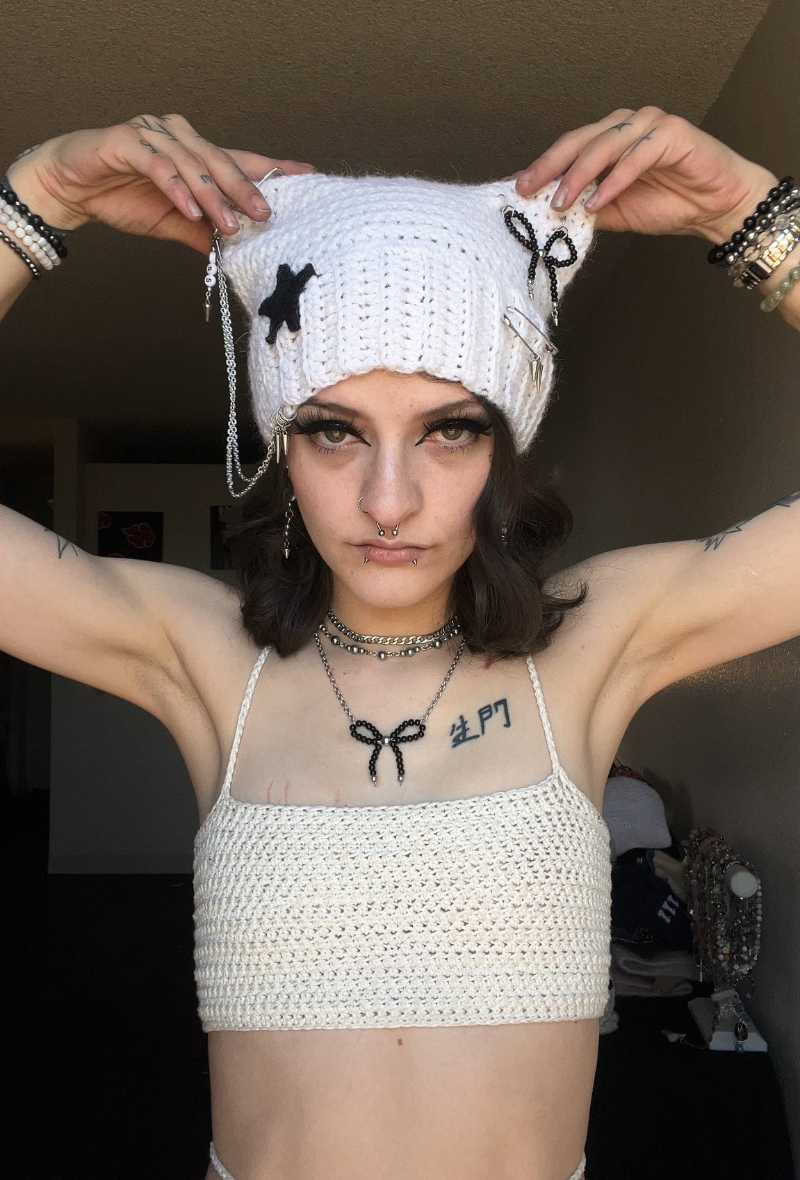 Punk Cat Ear Beanie
