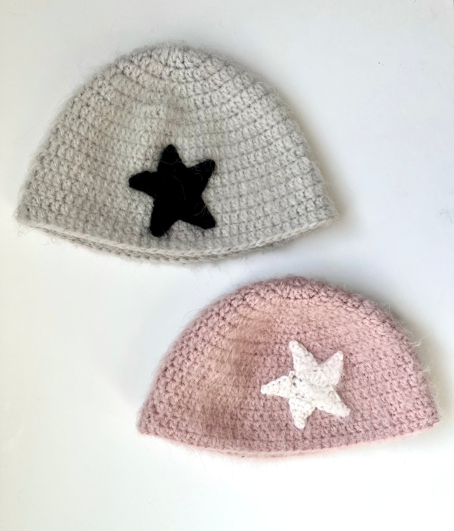 Fuzzy Wool Star Beanie