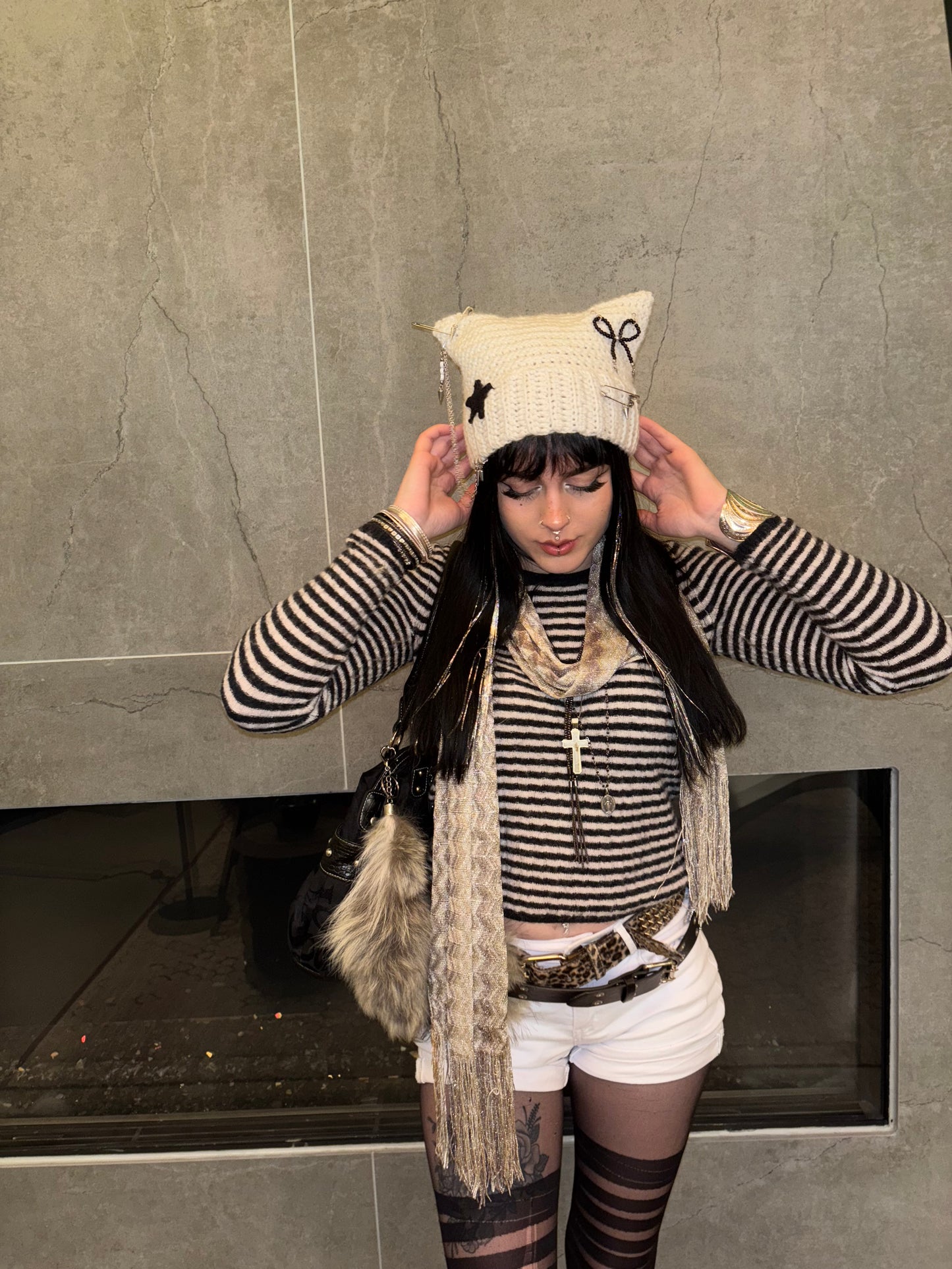 Punk Cat Ear Beanie