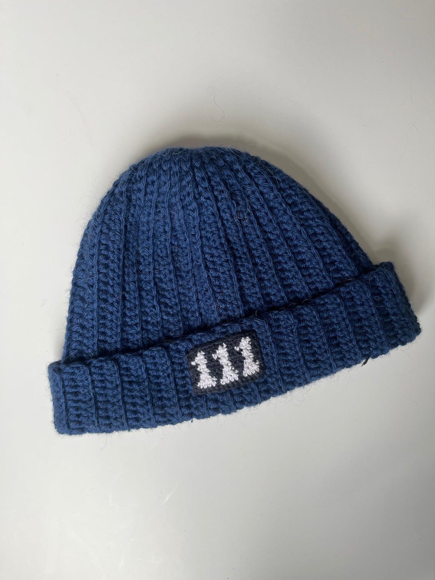 111 Angel Number Wool Crochet Beanie