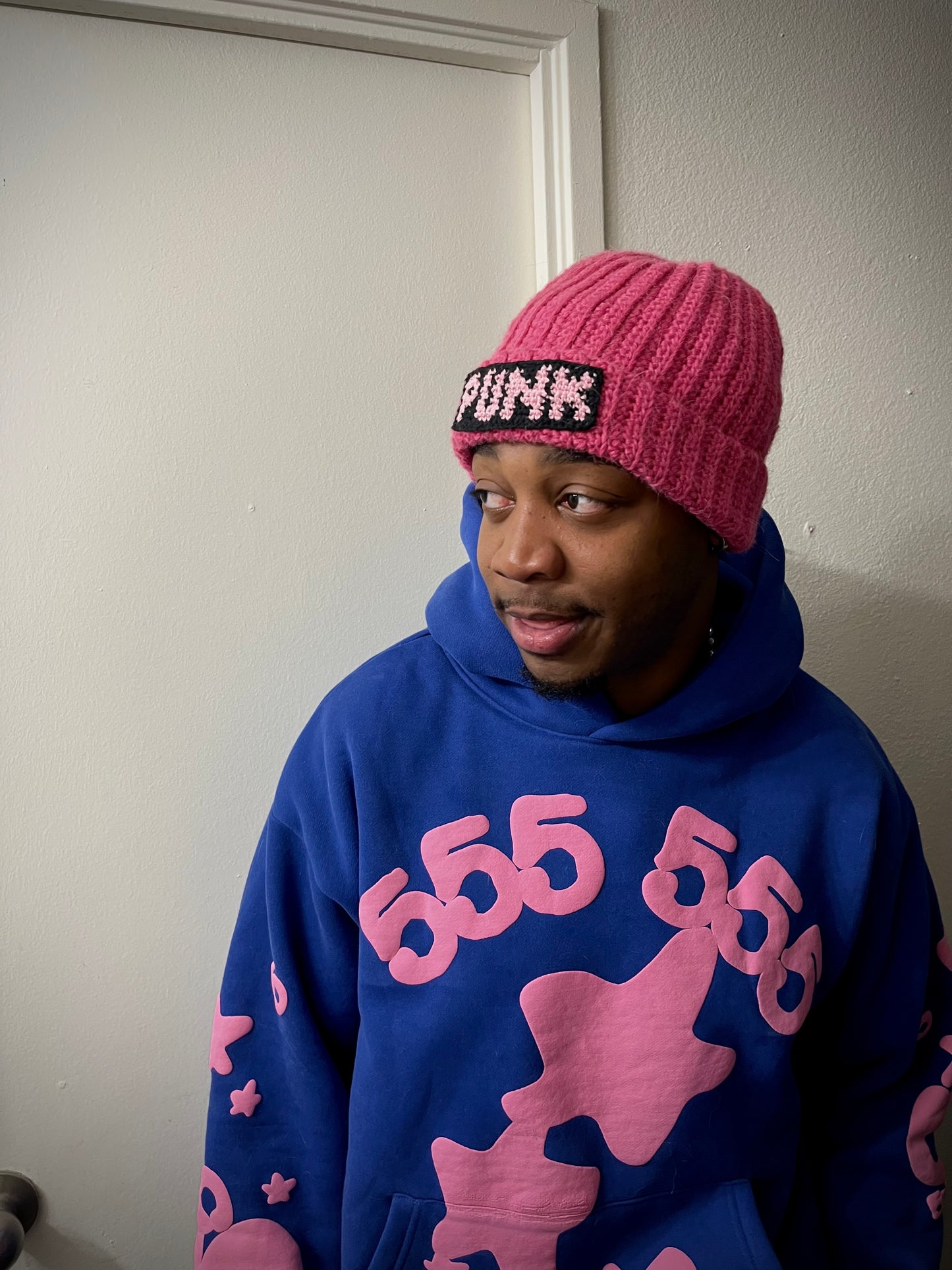 PUNK Crochet Wool Beanie