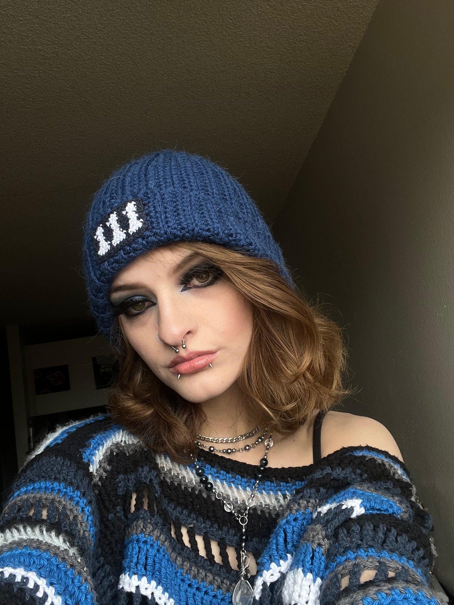 111 Angel Number Wool Crochet Beanie