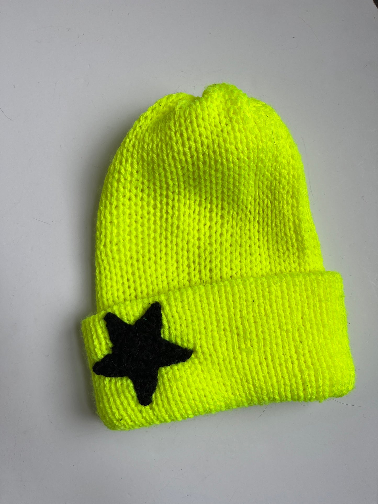 Knitted Star Beanie