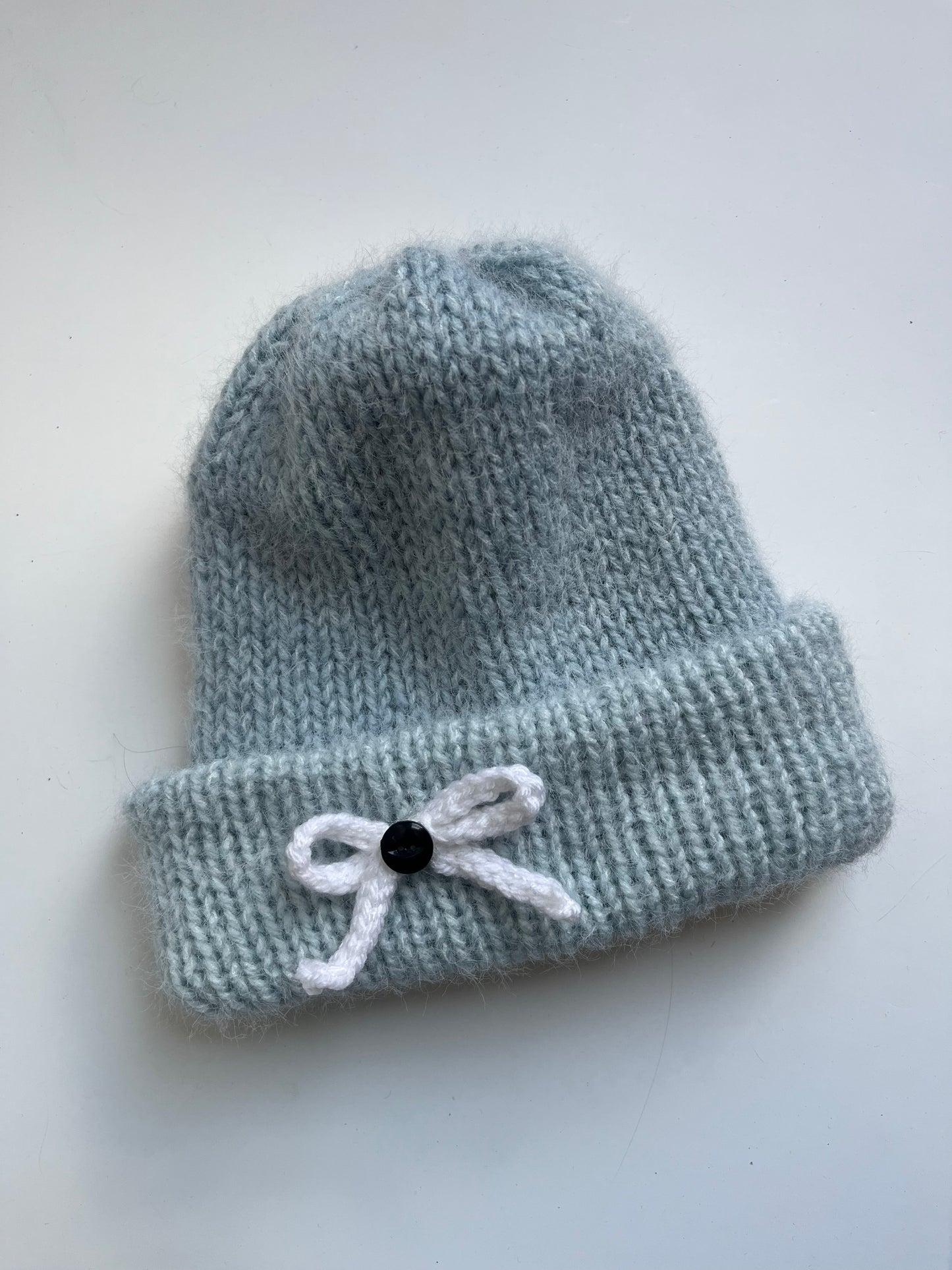 Knitted Bow Beanie
