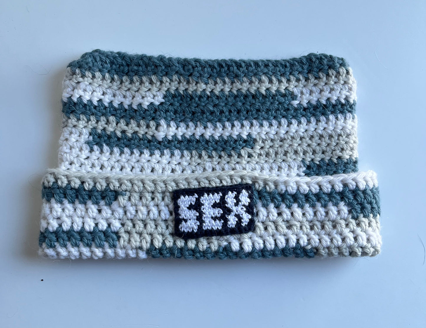 Crochet Wool SEX Cat Ear Beanie