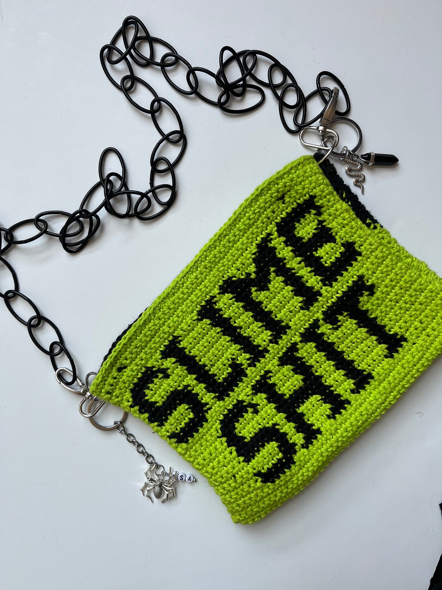 SLIME SHIT Crochet Bag