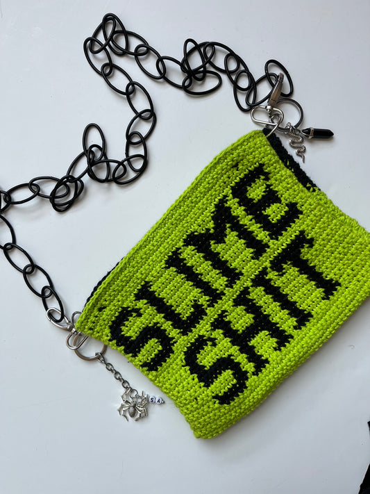 SLIME SHIT Crochet Bag