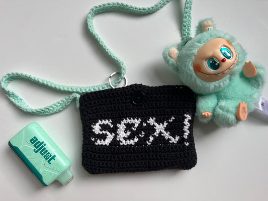 Crochet SEX! mini purse
