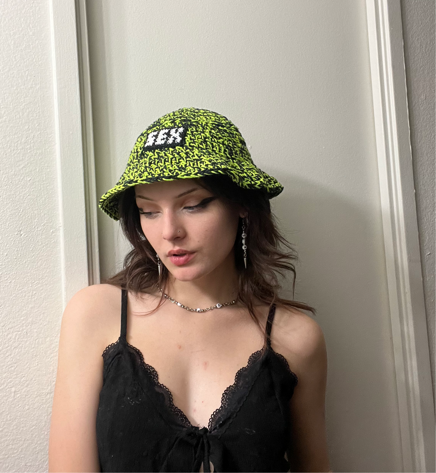 Crochet SEX Cotton Bucket Hat