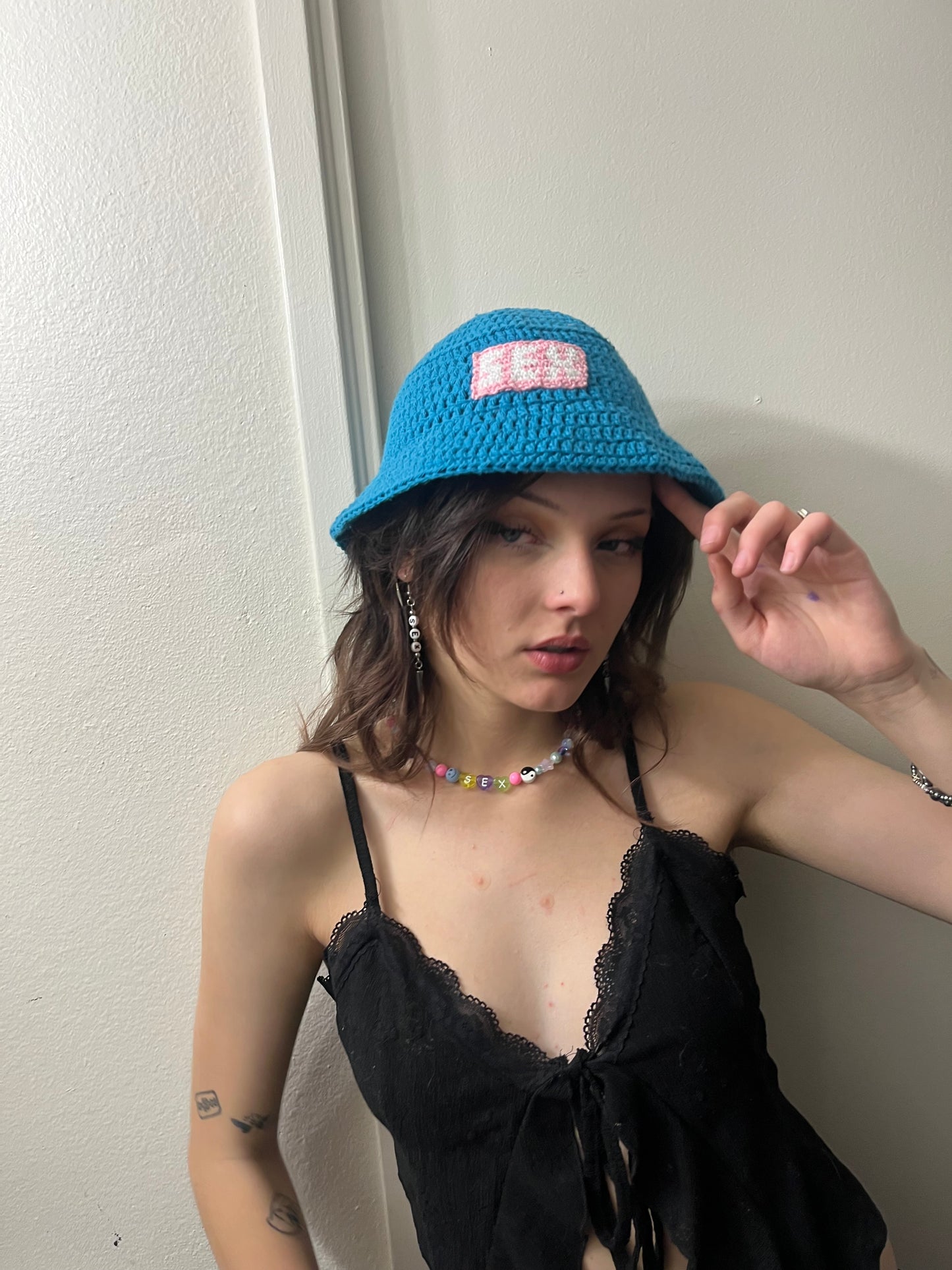 Crochet SEX Bucket Hat