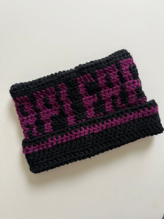 PURPLE REIGN Wool Cat Ear Beanie